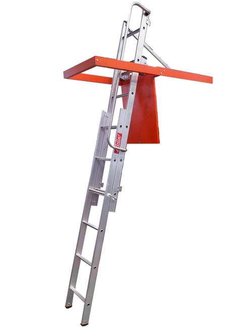 Escada de Alumínio para Sótão Alulev SO226 Aberta