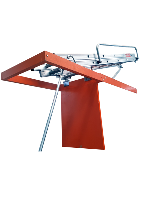 Escada de Alumínio para Sótão Alulev SO226 Dobrada Frente