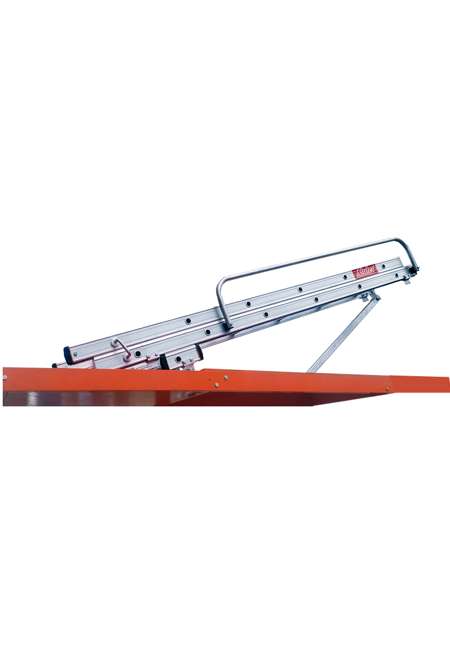 Escada de Alumínio para Sótão Alulev SO226 Dobrada Lateral